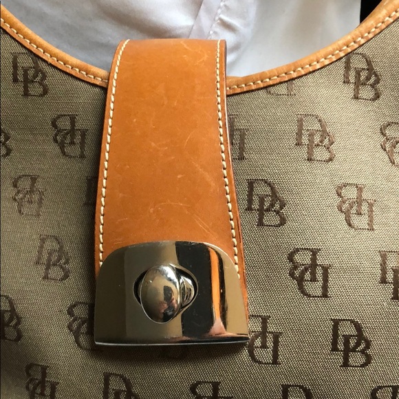 Vintage Dooney & Bourke Leather/Fabric Bag - Picture 3 of 8